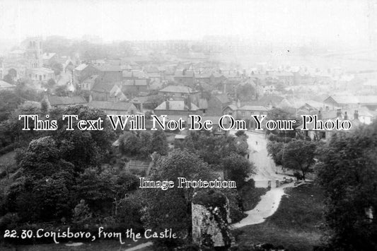 YO 1958 - Conisborough From The Castle, Yorkshire