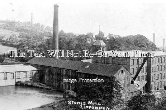 YO 1961 - Stones Mill, Ripponden, Yorkshire c1908