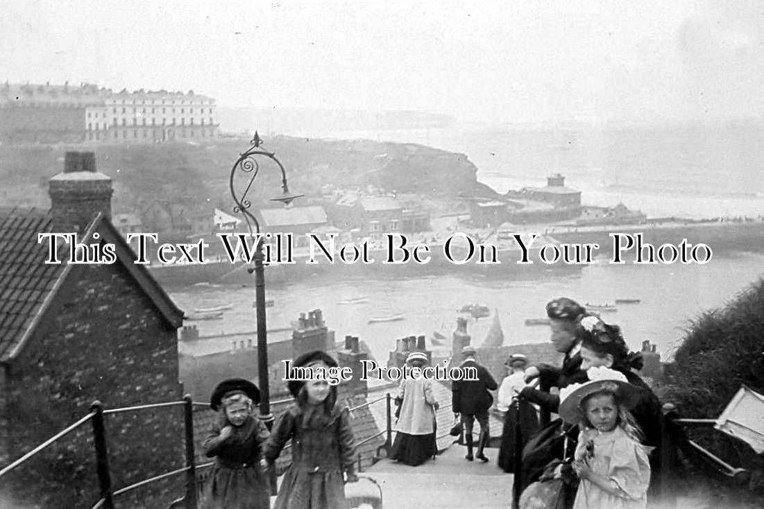 YO 1983 - Overlooking Whitby Harbour, Yorkshire