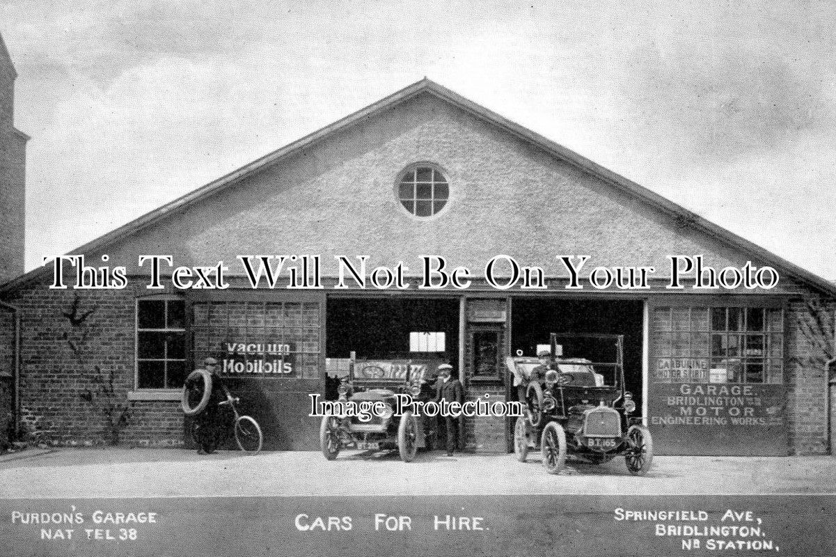 YO 1987 - Purdon's Garage, Springfield Avenue, Bridlington, Yorkshire