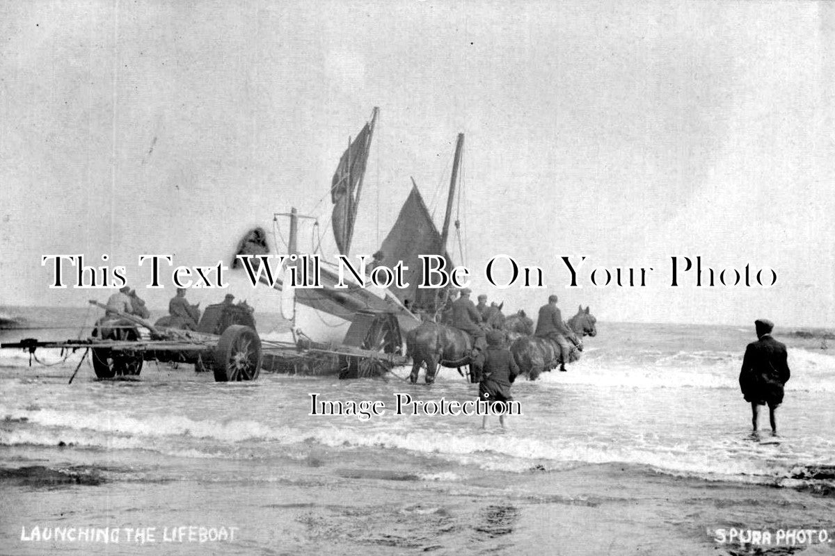 YO 2014 - Launching The Lifeboat, Bridlington, Yorkshire