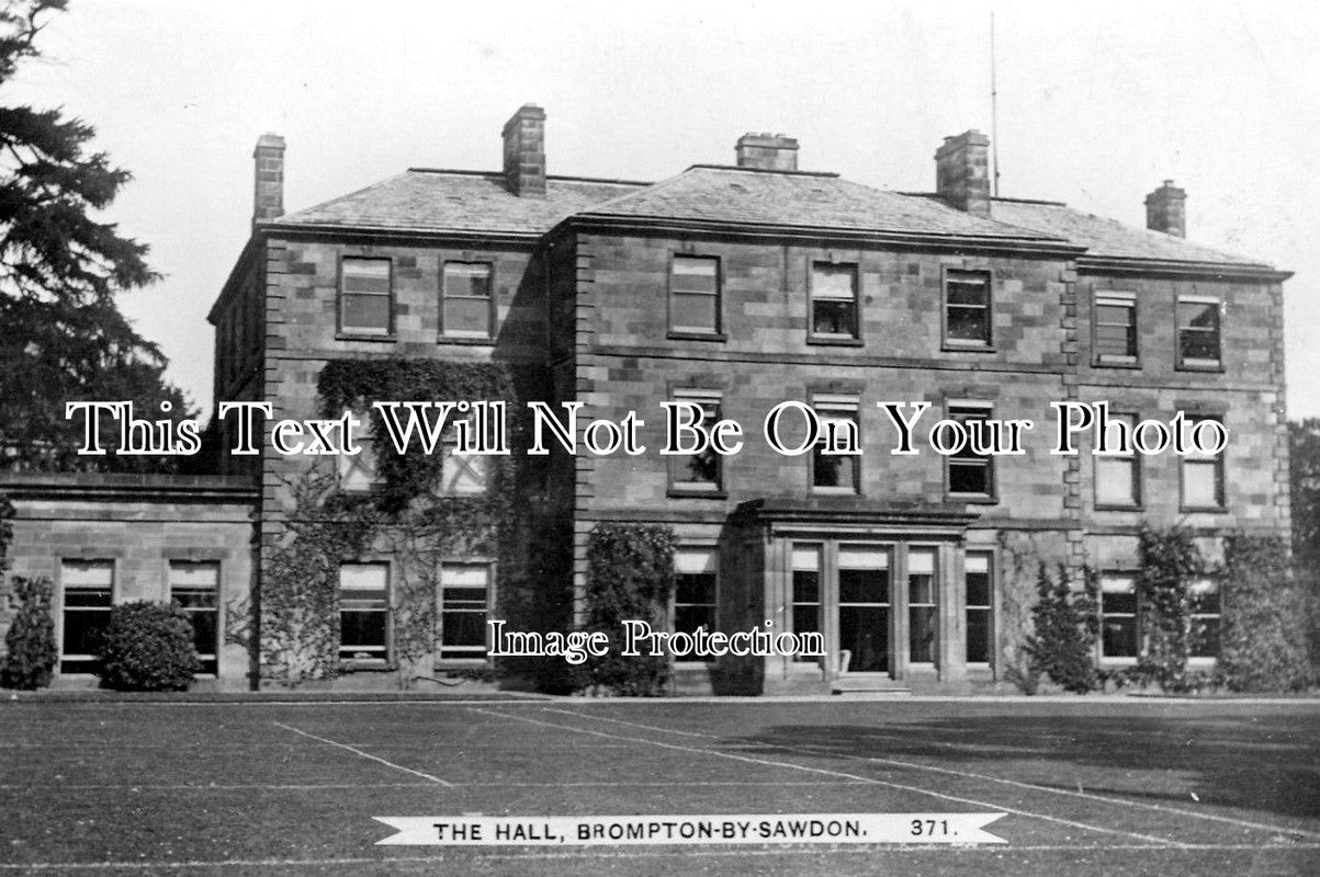 YO 2031 - The Hall, Brompton-By-Sawdon, Yorkshire c1922