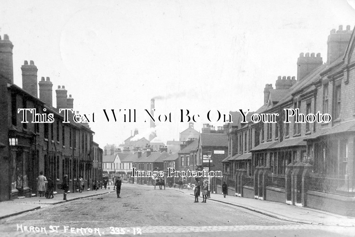 YO 2033 - Heron Street, Fenton, Stoke On Trent, Staffordshire c1922