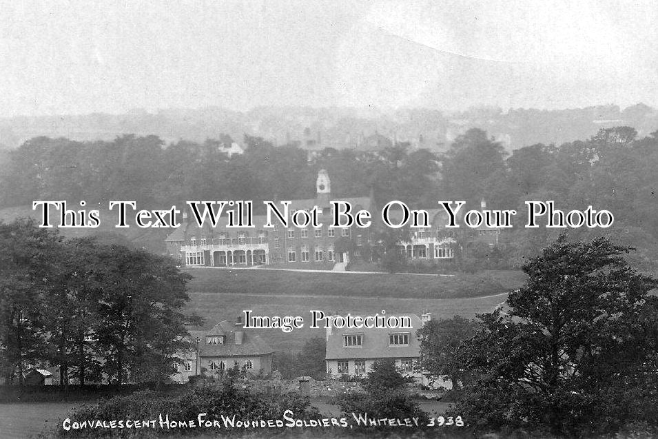 YO 2060 - Whiteley Wood House, Soldiers Convalescent, Sheffield, Yorkshire WW1