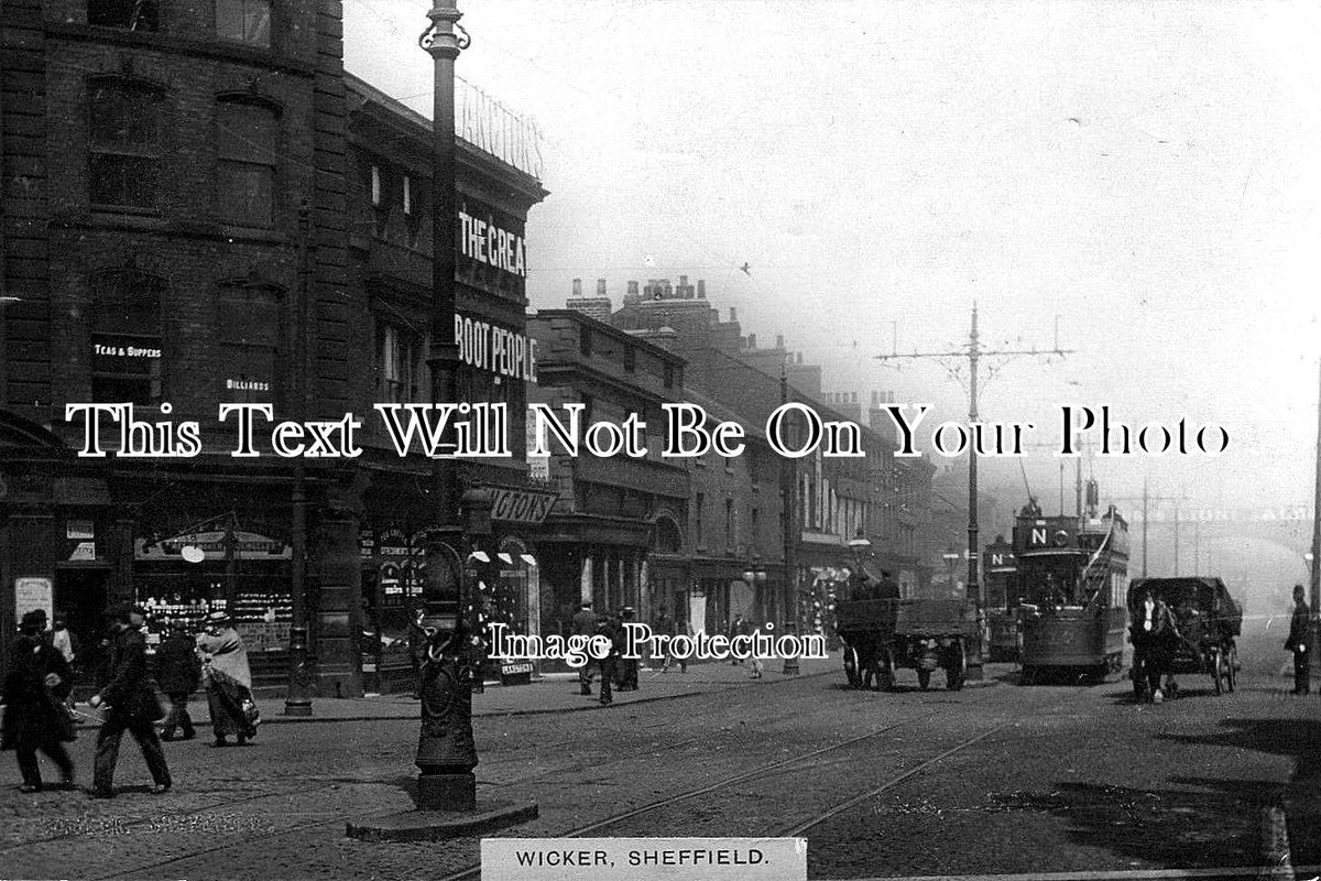 YO 21 - Wicker, Sheffield, Yorkshire c1910