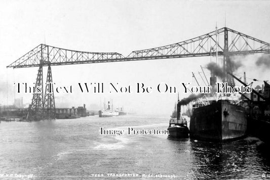 YO 2136 - Tees Transporter Bridge, Middlesborough, Yorkshire