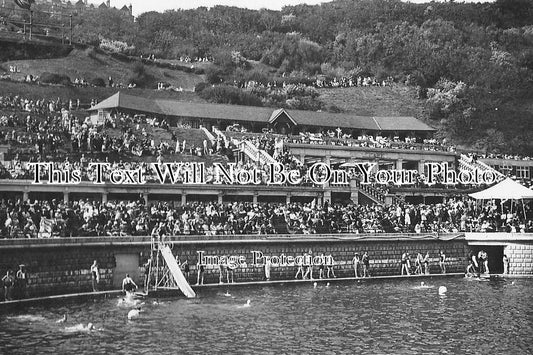 YO 2142 - Bandstand & Cafe, Scarborough, Yorkshire c1937