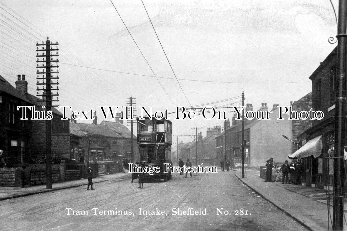 YO 2154 - Intake, Tram Terminus, Sheffield, Yorkshire