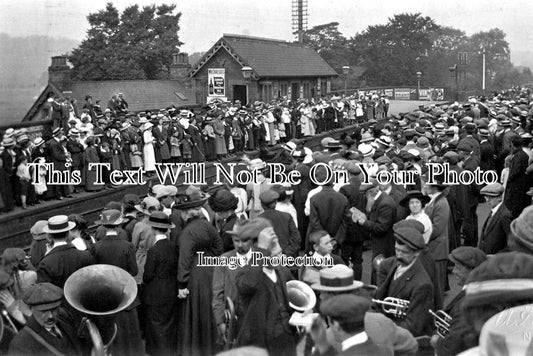 YO 2171 - Settle Railway Station, Yorkshire c1914