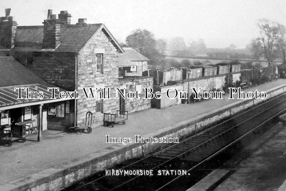 YO 2187 - Kirbymoorside Railway Station, Ryedale, Yorkshire c1905