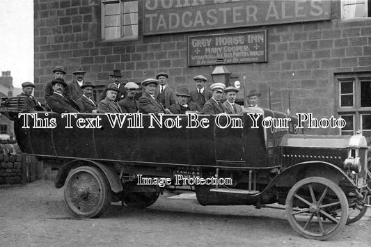YO 2196 - Grey Horse Inn & Charabanc, Horsforth, Yorkshire