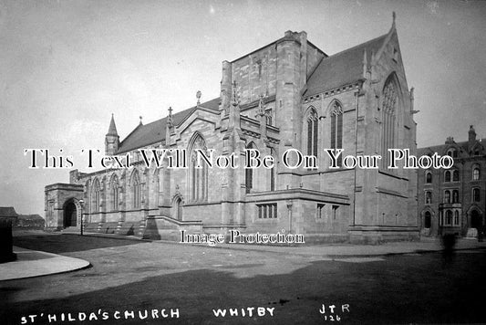 YO 2206 - St Hildas Church, Whitby, Yorkshire c1907