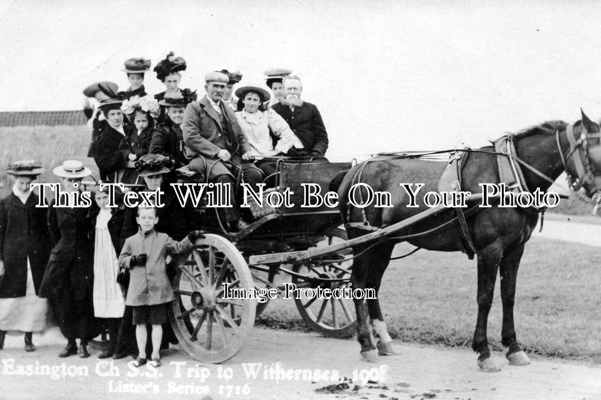 YO 2224 - Trip To Withernsea, Easington, Yorkshire c1908