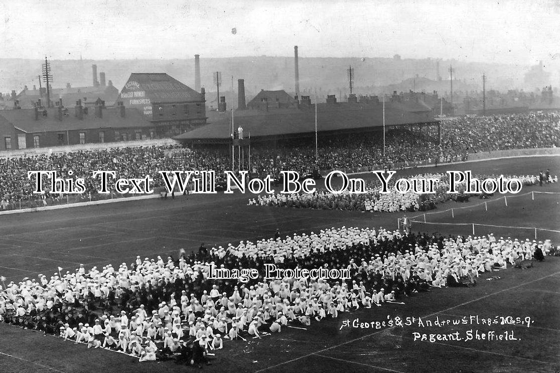 YO 2231 - Empire Day, Bramhall Lane, Sheffield, Yorkshire 1909