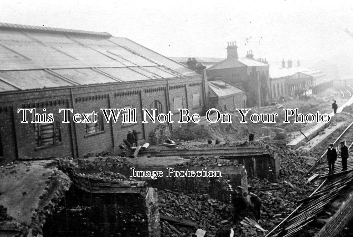 YO 2253 - Demolishing Buildings, Bridlington, Yorkshire