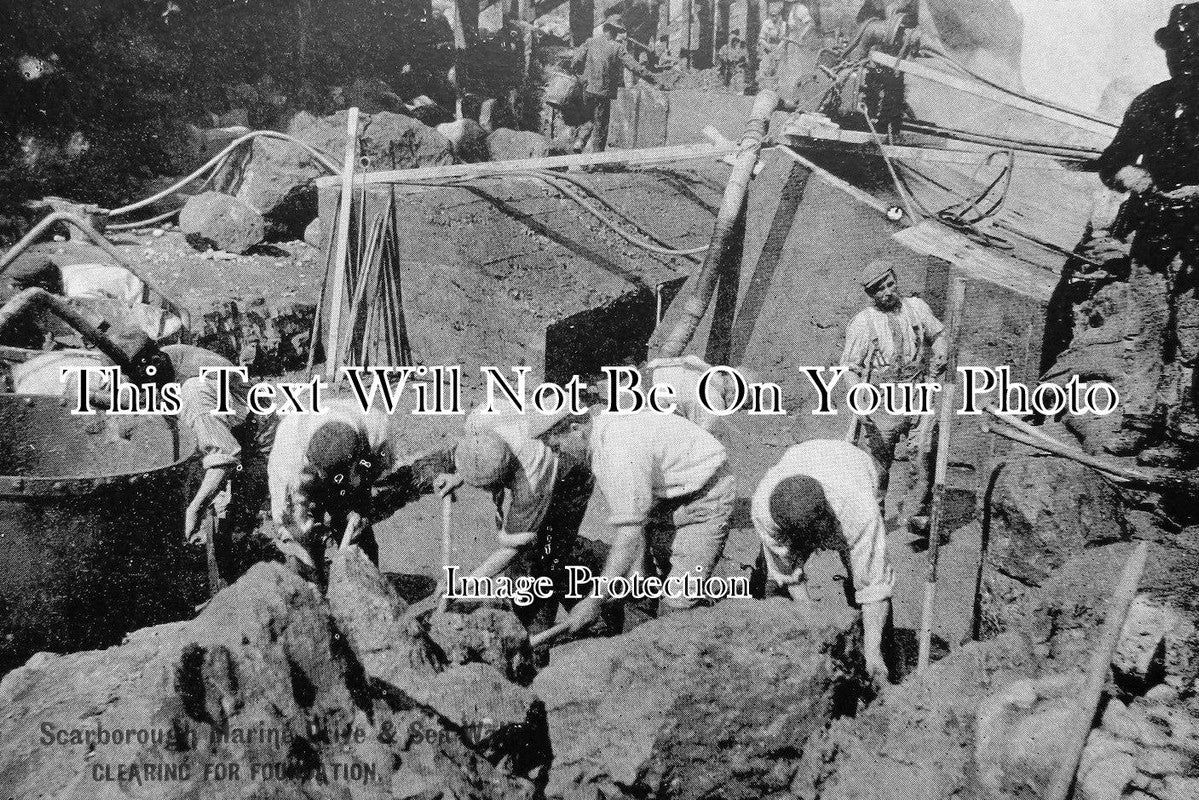 YO 2297 - Clearing Marine Drive & Sea Wall, Scarborough, Yorkshire