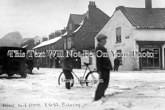 YO 2302 - Violent Hail Storm At Pickering, Yorkshire 1935