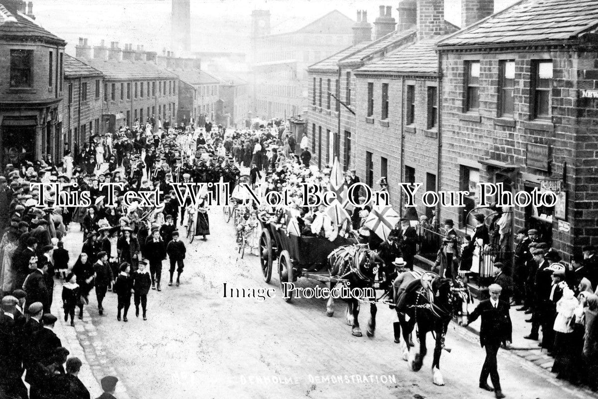 YO 2307 - Denholme Demonstration, Yorkshire