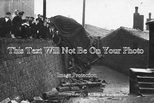 YO 2357 - Steam Lorry Accident, Earlsheaton, Yorkshire c1906