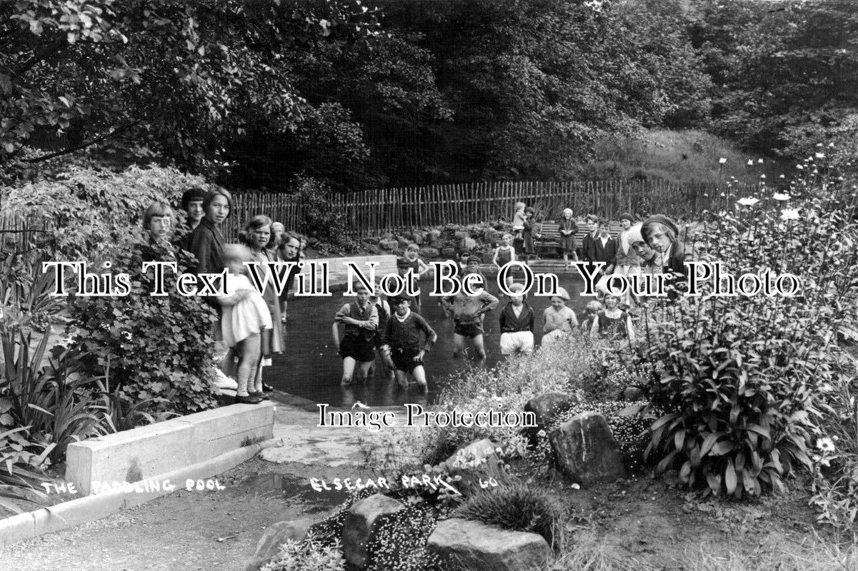 YO 2363 - The Paddling Pool, Elsecar Park, Yorkshire