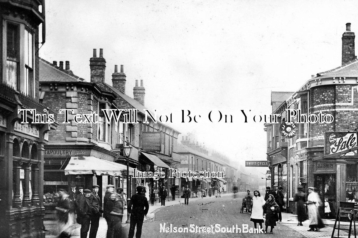 YO 2367 - Nelson Street, South Bank, Middlesbrough, Yorkshire c1910