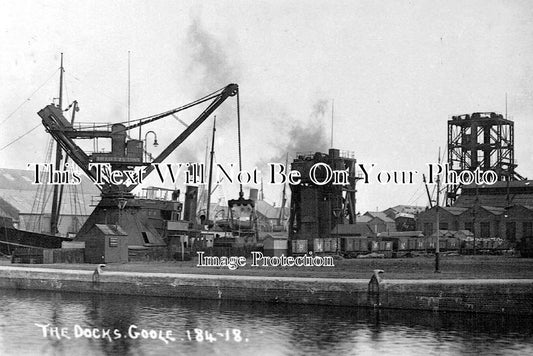 YO 2404 - The Docks, Goole, Yorkshire c1925