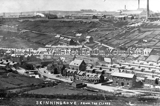 YO 241 - Skinningrove From The Cliffs, Middlesborough, Yorkshire c1913