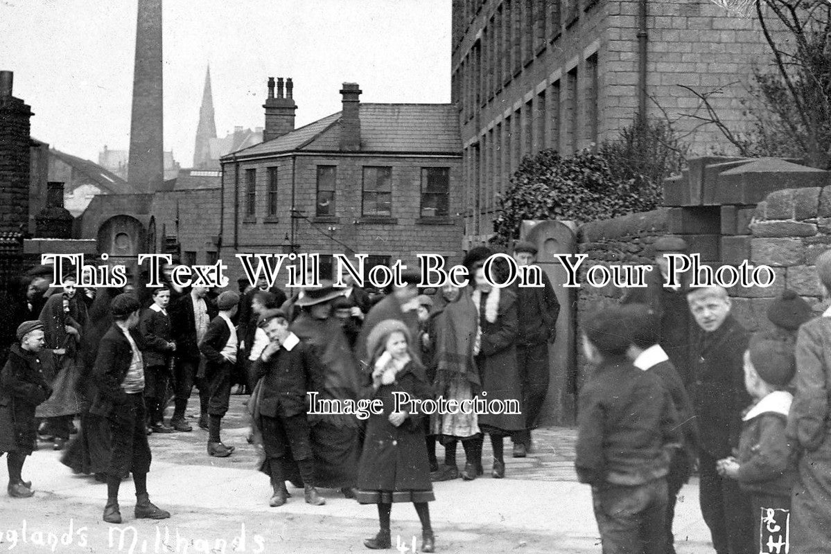 YO 2447 - Englands Mill Hands, Yorkshire c1905