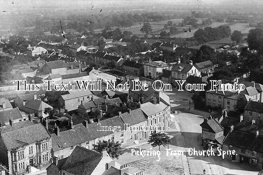 YO 2485 - Pickering From The Church Spire, Yorkshire c1918