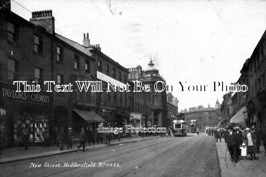 YO 2487 - New Street, Huddersfield, Yorkshire c1921