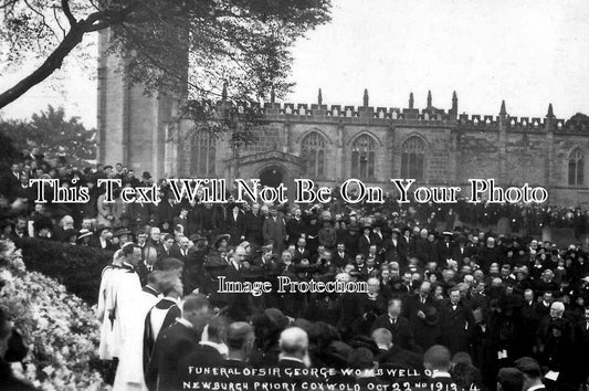 YO 2490 - Funeral Of Sir George Wombwell, Coxwold, Yorkshire 1913