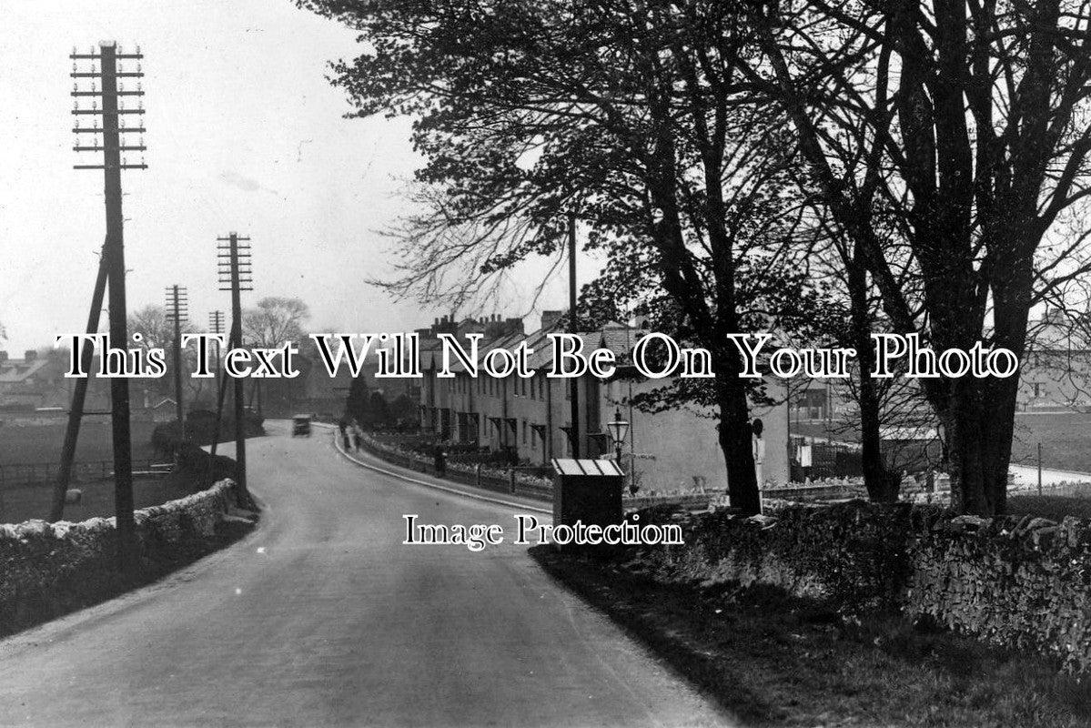 YO 2491 - Main Road & New Houses, Hellfield, Yorkshire