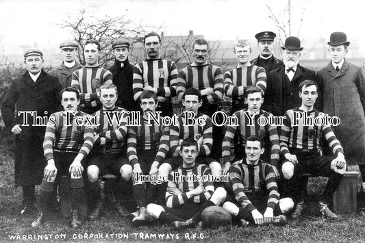 YO 2539 - Warrington Corporation Tramways Rugby Football Club, Yorkshire