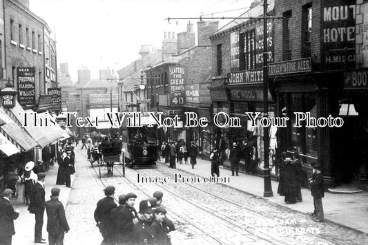 YO 2549 - Arrival Of The 1st Tram, Kirkgate, Yorkshire