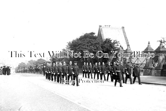 YO 2550 - Policemen Funeral March, Scarborough, Yorkshire 1910