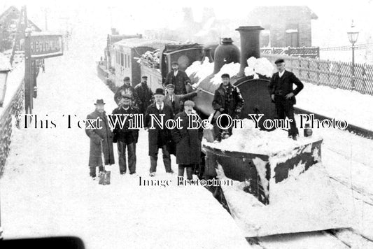 YO 2557 - Ribblehead Railway Station In The Snow, Yorkshire