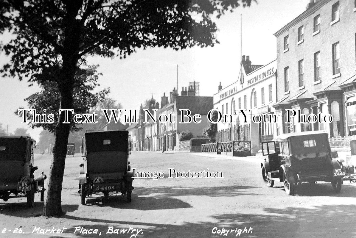 YO 2565 - Market Place, Bawtry, Yorkshire c1931