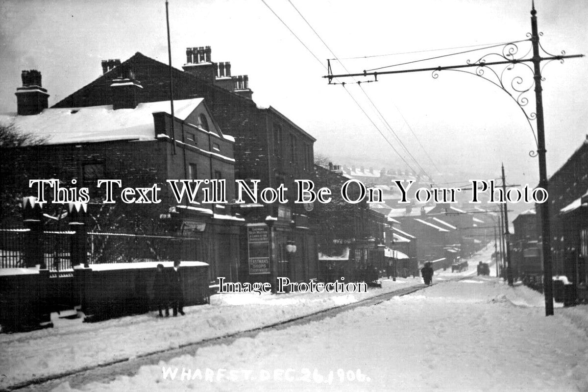 YO 2585 - Wharf Street, Sowerby Bridge, Yorkshire c1906