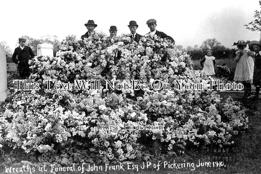 YO 2631 - Funeral Of John Frank JP, Pickering, Yorkshire