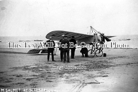 YO 279 - Aviator Salmet On North Bay Beach, Scarborough, Yorkshire 1914