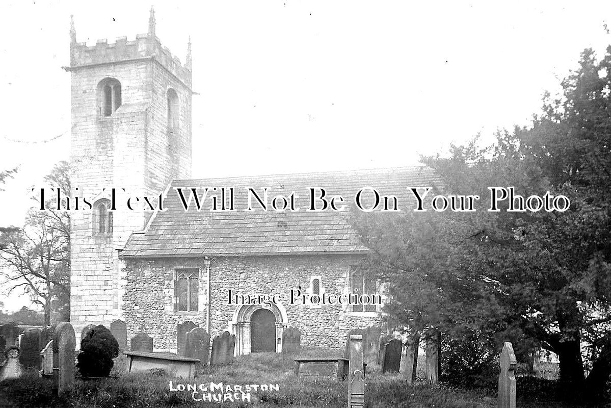 YO 2790 - Long Marston Church, Yorkshire c1905