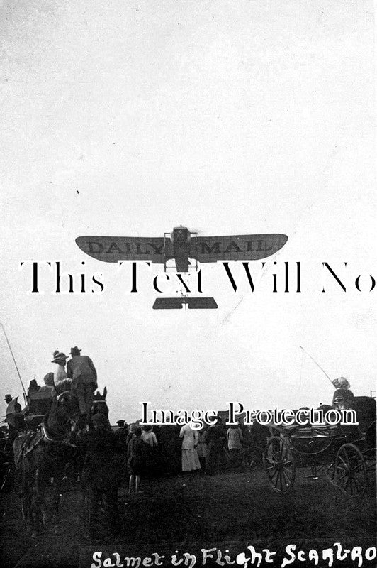 YO 280 - Aviator Salmet Over Scarborough South, Yorkshire