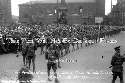 YO 2812 - Funeral Of The Victims, ZR2 Airship Disaster, Hull, Yorkshire