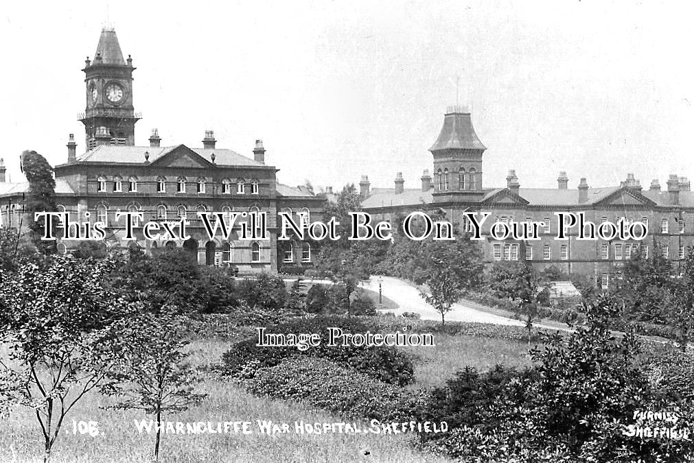 YO 2924 - Wharncliffe War Hospital, Sheffield, Yorkshire WW1