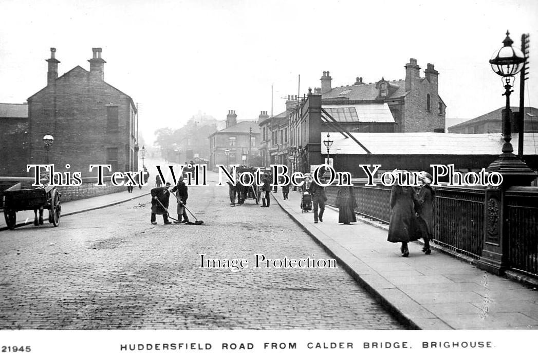 YO 2949 - Huddersfield Road From Calder Bridge, Brighouse, Yorkshire