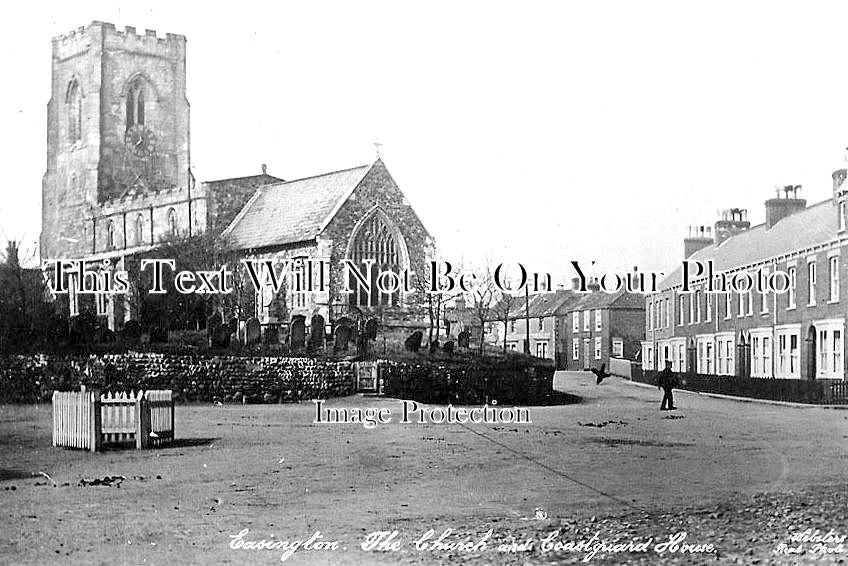 YO 2956 - The Church & Coastguard House, Easington, Yorkshire