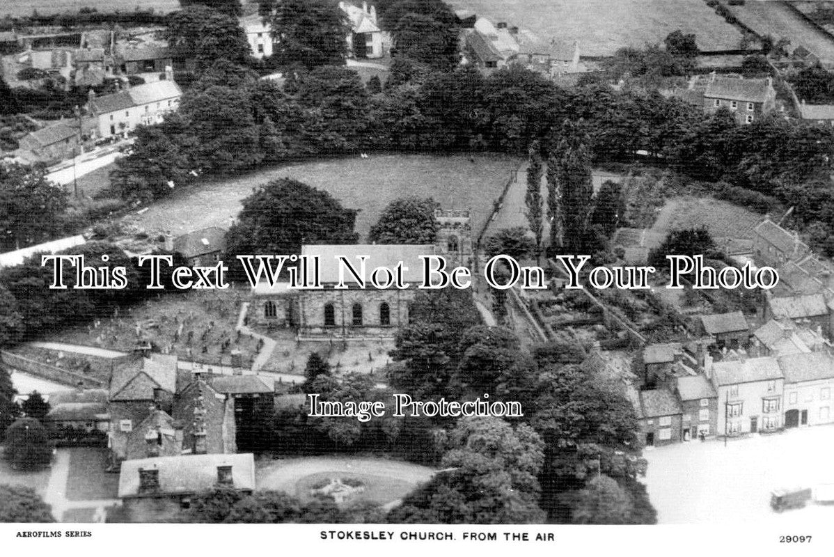 YO 2993 - Stokesley Church From The Air, Yorkshire