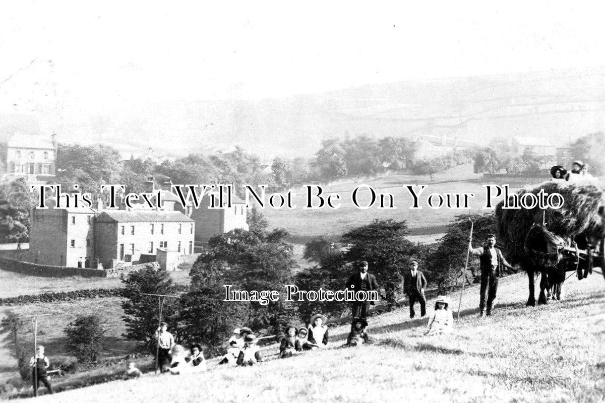 YO 3006 - Linthwaite Harvest, Yorkshire c1905