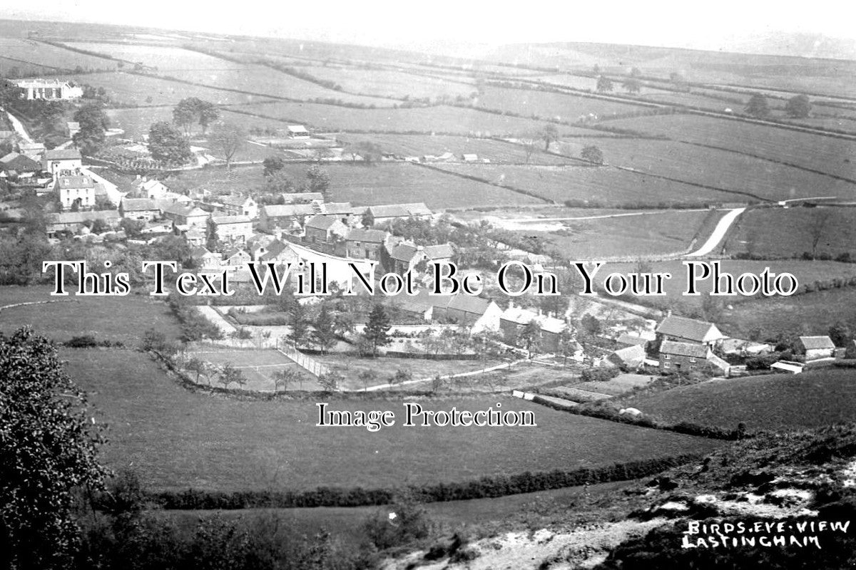 YO 3031 - Birds Eye View, Lastingham, Yorkshire c1906