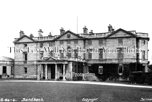 YO 3039 - Sandbeck House, Near Maltby, Yorkshire